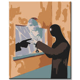 Painting by Numbers Modern Art Black Person