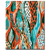 Paint by Numbers Abstract Fluid Lines