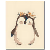 Paint by Numbers Penguin on Paper