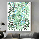 Paint by Numbers Mint Colored Sloth