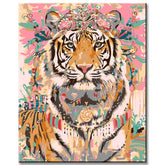 Painting by numbers Zahra Tiger