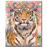 Painting by numbers Zahra Tiger