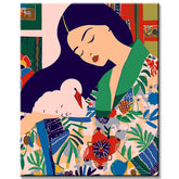 Painting by numbers Modigliani