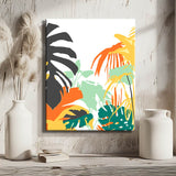 Painting by numbers Tropical nature