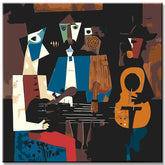 Paint by Numbers Art 3 Musicians
