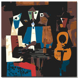 Paint by Numbers Art 3 Musicians