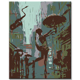 Painting by Numbers Life is A Dance in The Rain