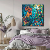 Painting by Numbers Rooster Art Kikeriki