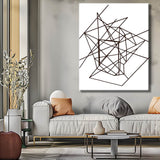 Paint by numbers wire strokes