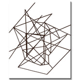 Paint by numbers wire strokes