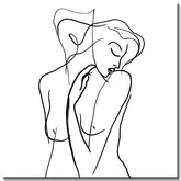 Painting by Numbers Minimalism Line Art Woman II
