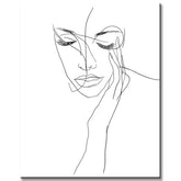 Painting by Numbers Minimalism Line Art Female Forms