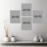 Exclusive Yoga Canvas ArtStylish and ExpressIVe Gallery Wall Pictures 4-Panel