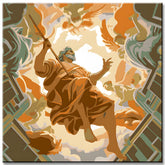 God Hermes Sistine Chapel I Painting by Numbers