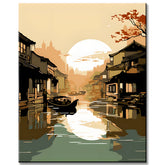 Wuzhen Water Town Painting by Numbers