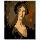 Paint by Numbers Painting Lady Portrait