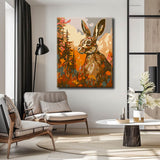 Paint by numbers painting rabbit in the forest