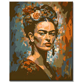 Paint by Numbers Frida Kahlo Painting