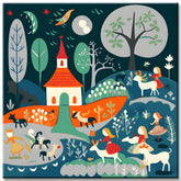 Children's Picture Folk Art Painting by Numbers