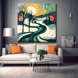 Paint by Numbers for Kids Winter Painting