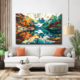 Painting by Numbers Glacier Lake