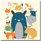 Animal Children Painting by Numbers