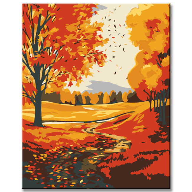 Painting by Numbers Summer Fresh Landscape