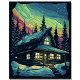 Aurora Borealis Painting by Numbers