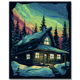 Aurora Borealis Painting by Numbers