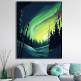 Painting by numbers: Magical North Forest