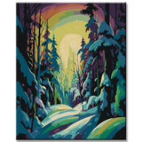 Painting by numbers: Fascinating polar sky