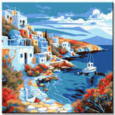 Greek Islands - Painting by Numbers