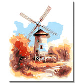 Painting by Numbers Landscape Painting Mill