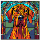Painting by numbers dog mosaic