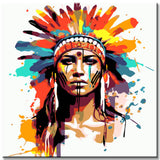 Paint by Numbers Indian Painting