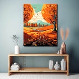 Painting by Numbers Colorful Autumn Trees I