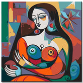 Picasso artwork - paint by numbers