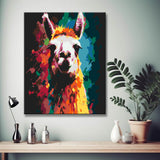 Llama Abstraction - Paint by Numbers