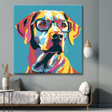 Pop Art Dog - Painting by Numbers