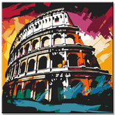 Colosseum Graffiti Paint by Numbers