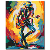 Rock 'n Roll Portrait Paint by Numbers