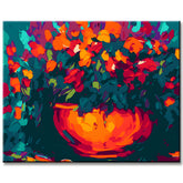 Bouquet of flowers in vase - Paint by numbers