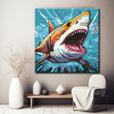 Painting by Numbers: Shark in the Ocean