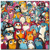 Painting by Numbers for Children Owls