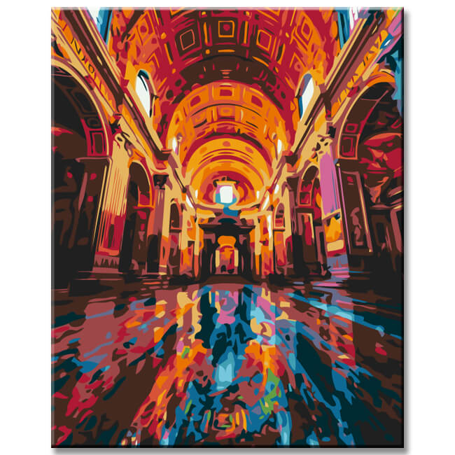 Painting by Numbers: Colored Cathedral