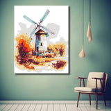 Painting by Numbers Windmill I