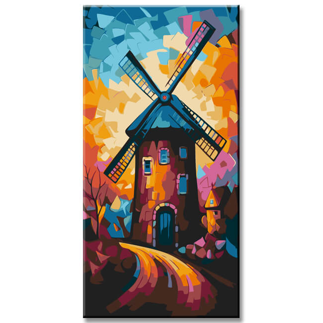 Painting by Numbers: Colored Windmill Art II