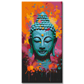 Painting by Numbers Buddha with Colored Background