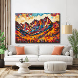 Painting by Numbers Mountain Landscape