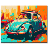Painting by Numbers VW Beetle Creative Picture I